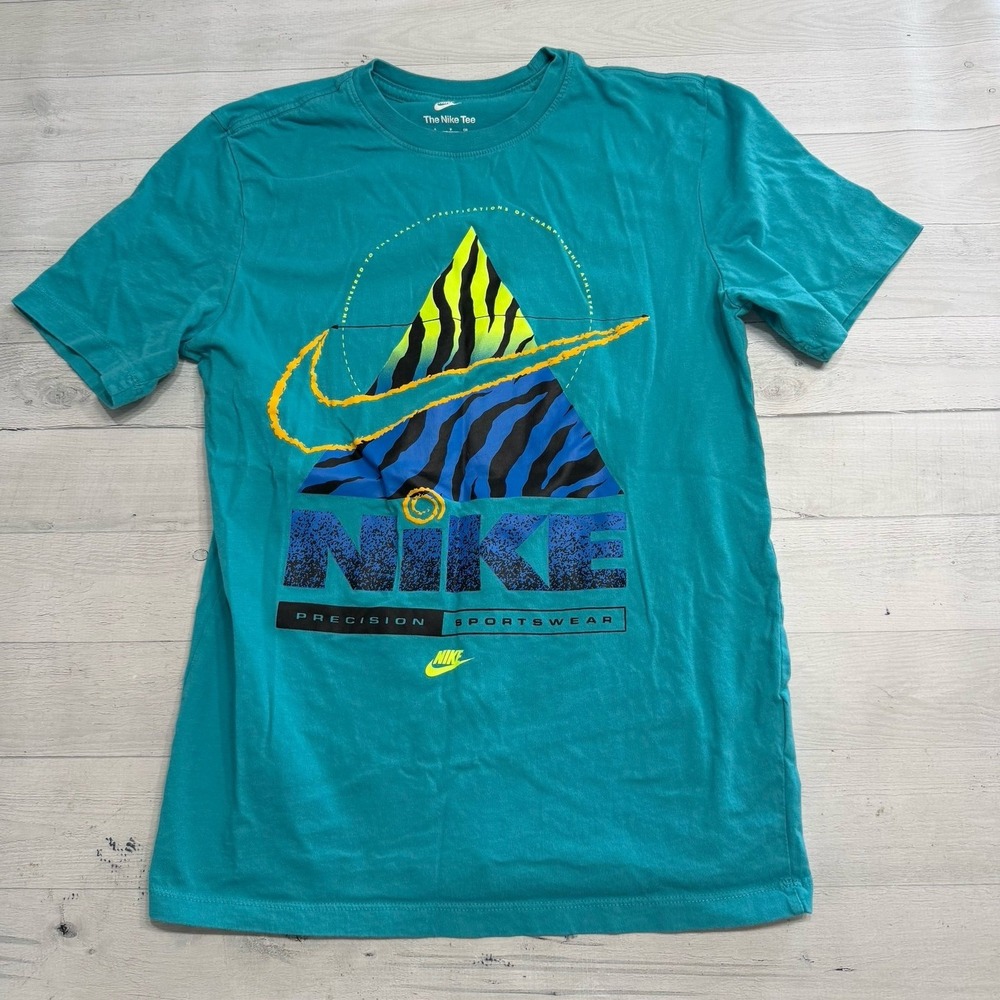 Nike Sportswear Tee teal blue short sleeve men's small